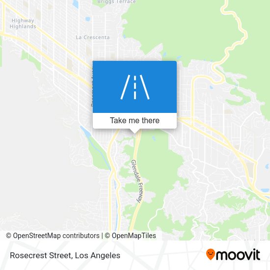 Rosecrest Street map