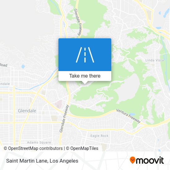 Saint Martin Lane map