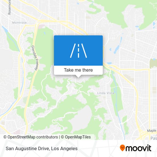 San Augustine Drive map