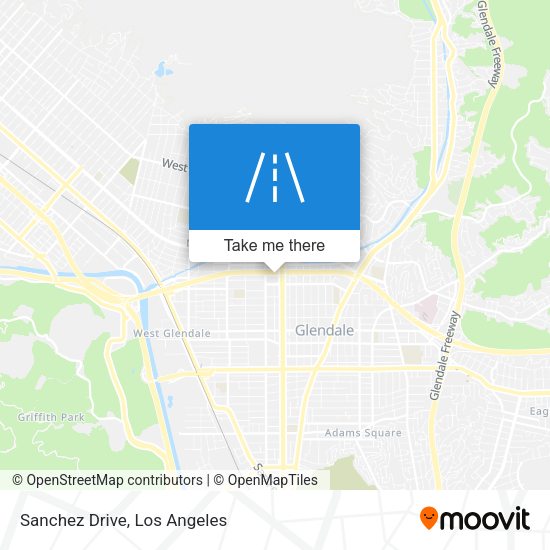 Sanchez Drive map