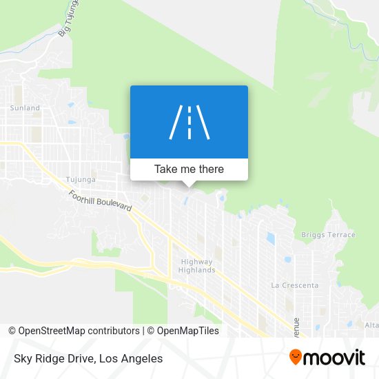 Sky Ridge Drive map