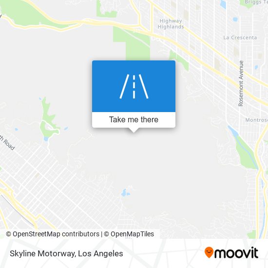 Skyline Motorway map