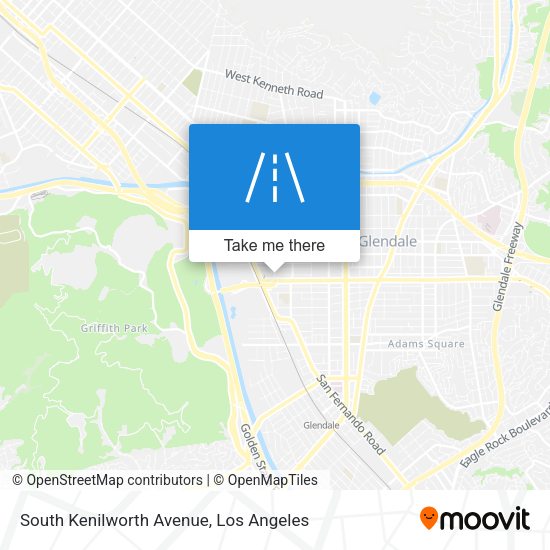 South Kenilworth Avenue map