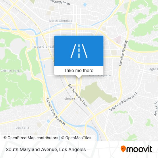 South Maryland Avenue map
