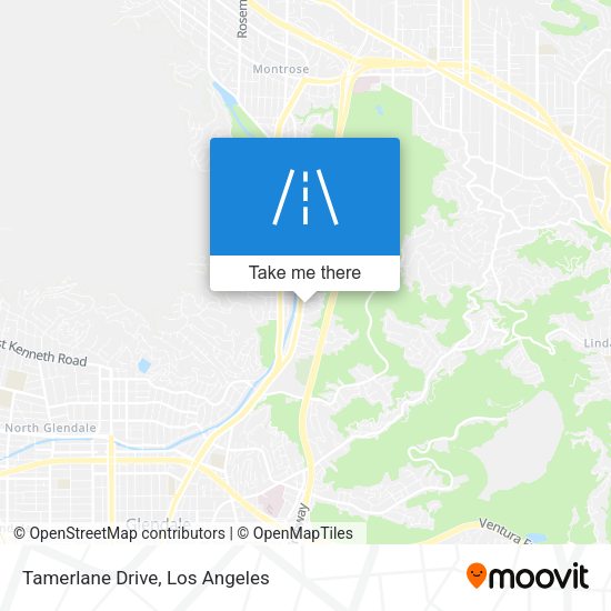 Mapa de Tamerlane Drive