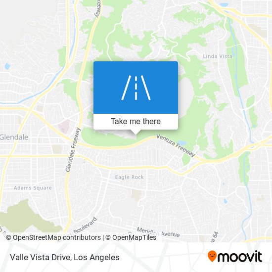 Valle Vista Drive map