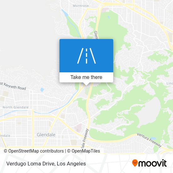 Mapa de Verdugo Loma Drive