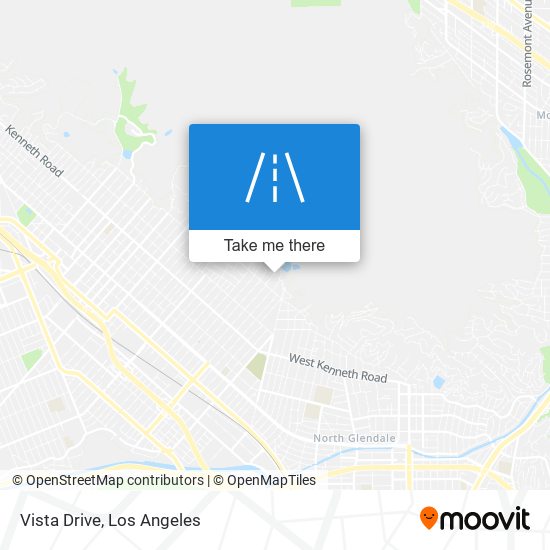 Vista Drive map