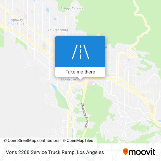 Mapa de Vons 2288 Service Truck Ramp
