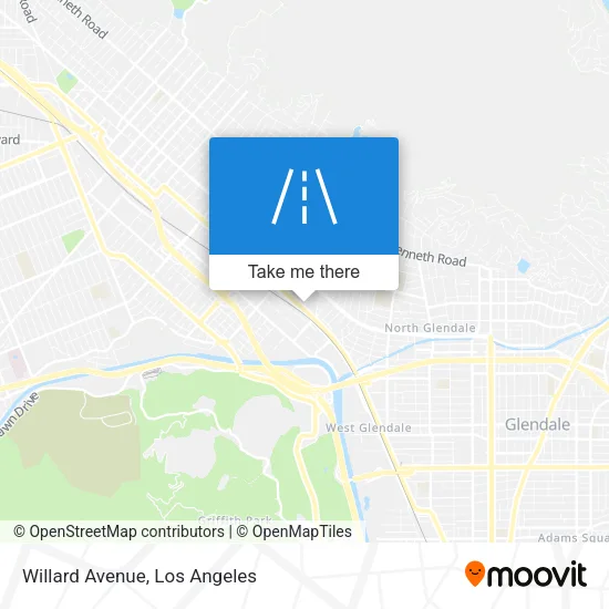 Willard Avenue map