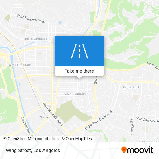 Mapa de Wing Street