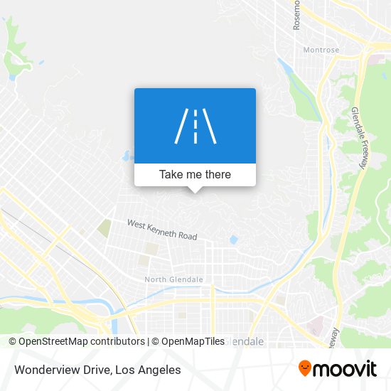 Wonderview Drive map