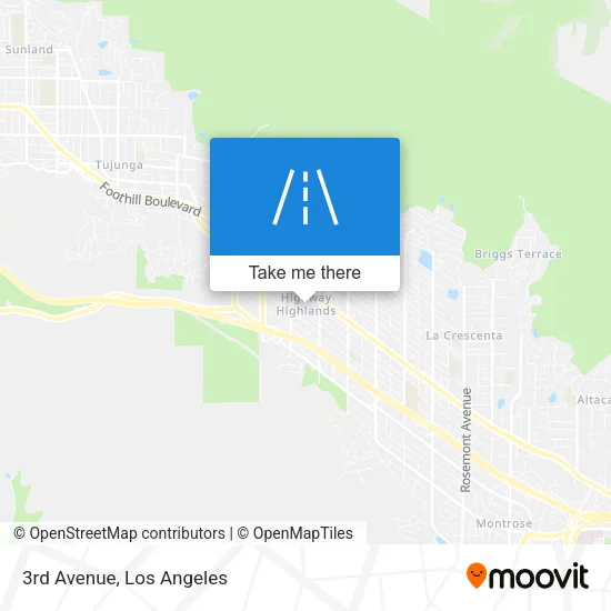 3rd Avenue map