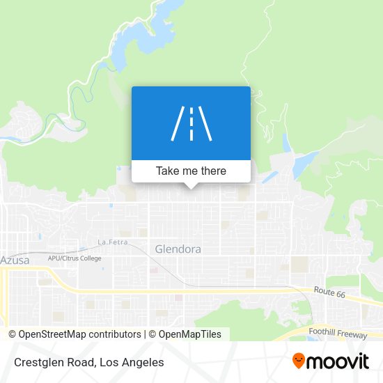Mapa de Crestglen Road