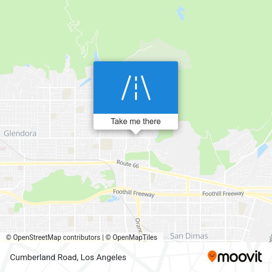 Mapa de Cumberland Road