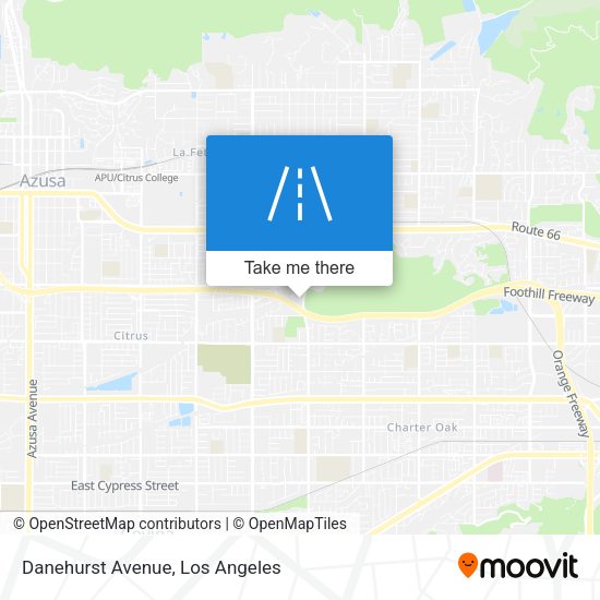 Danehurst Avenue map