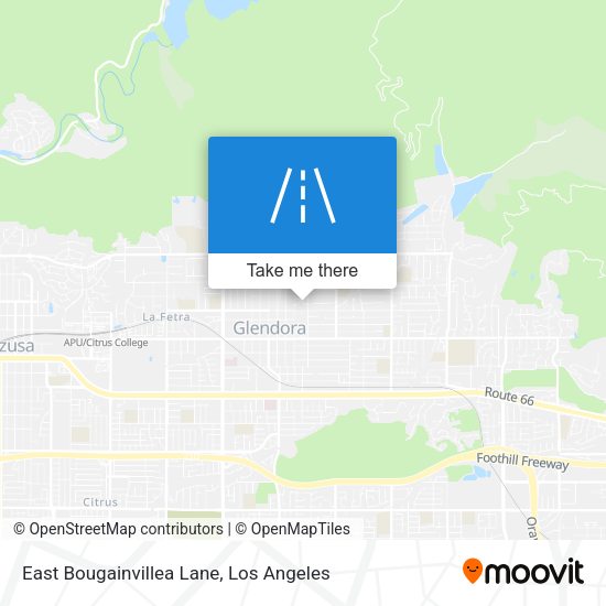 East Bougainvillea Lane map