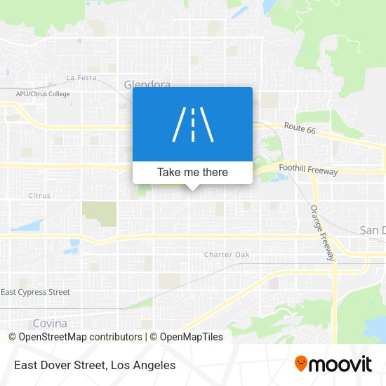 Mapa de East Dover Street