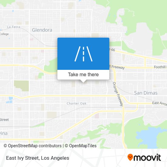 Mapa de East Ivy Street
