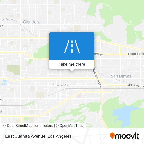 East Juanita Avenue map