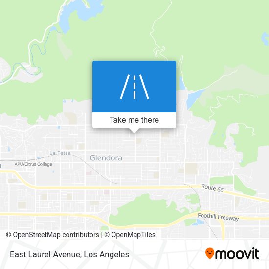 Mapa de East Laurel Avenue
