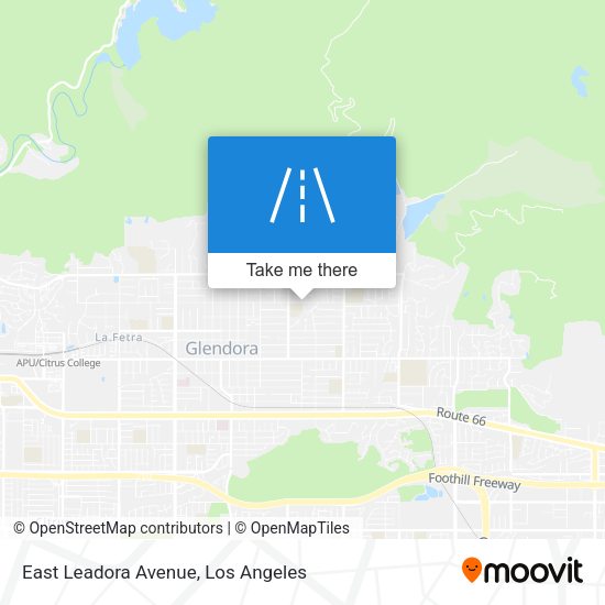 Mapa de East Leadora Avenue