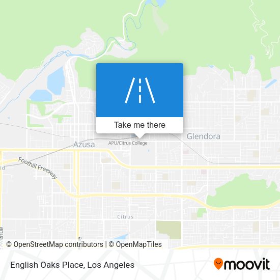 English Oaks Place map