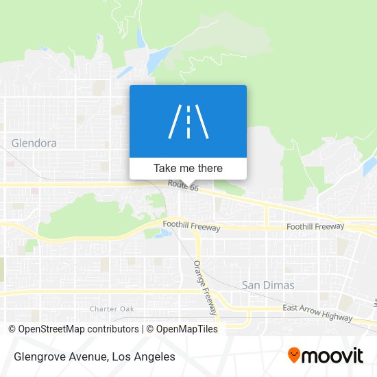 Glengrove Avenue map
