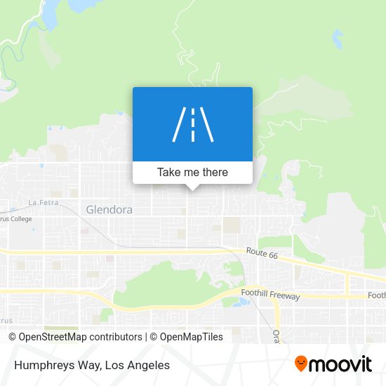 Mapa de Humphreys Way