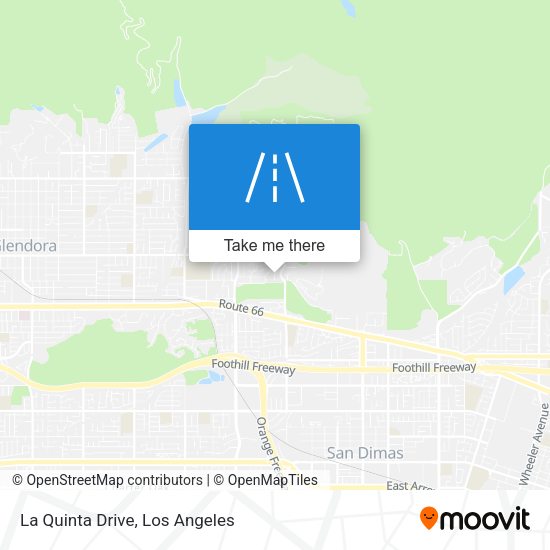 Mapa de La Quinta Drive