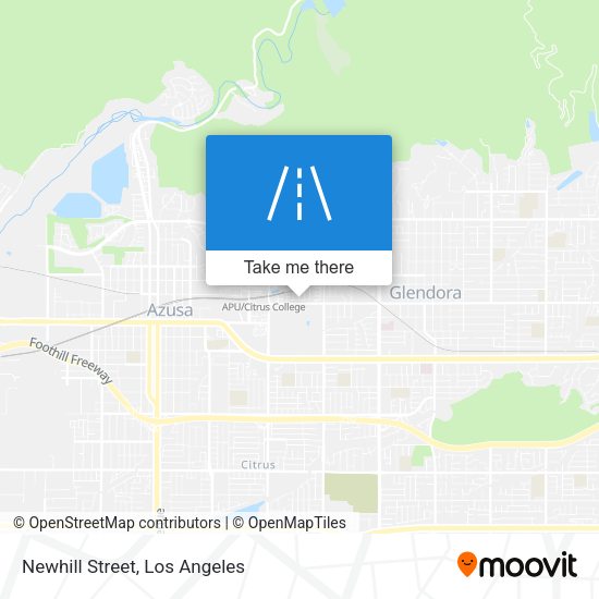 Mapa de Newhill Street