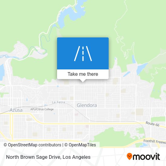 Mapa de North Brown Sage Drive