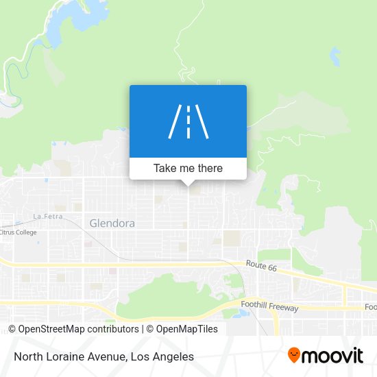 Mapa de North Loraine Avenue