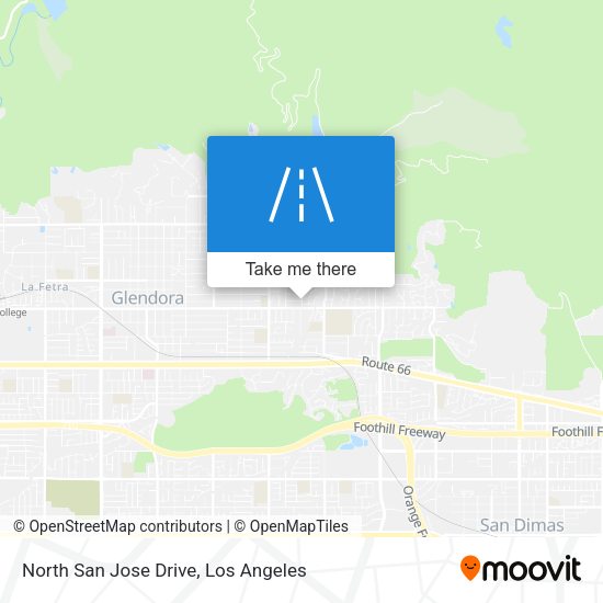 North San Jose Drive map