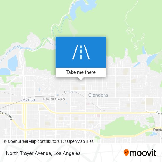 Mapa de North Trayer Avenue