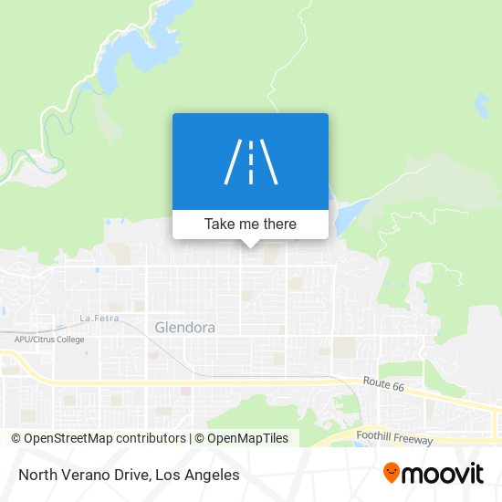 North Verano Drive map