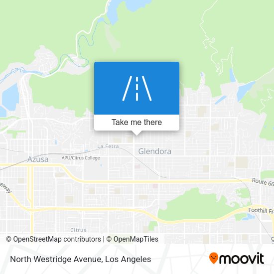 Mapa de North Westridge Avenue