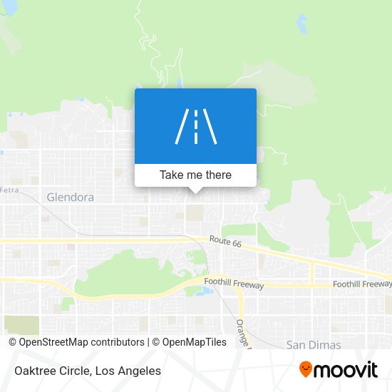 Mapa de Oaktree Circle