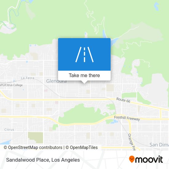 Mapa de Sandalwood Place