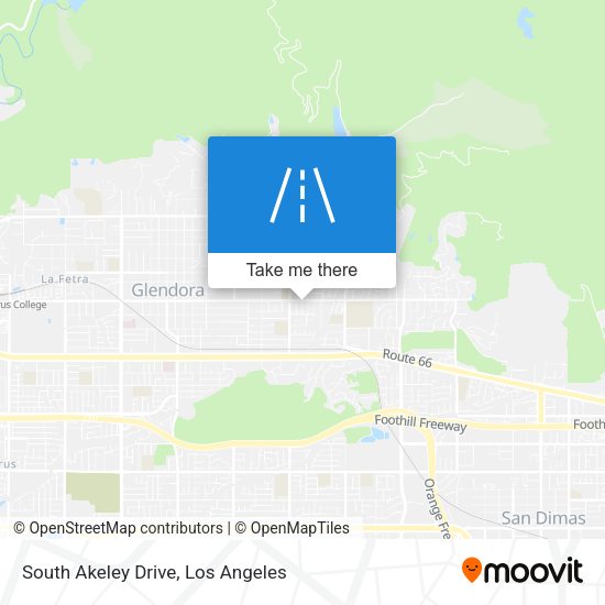 Mapa de South Akeley Drive