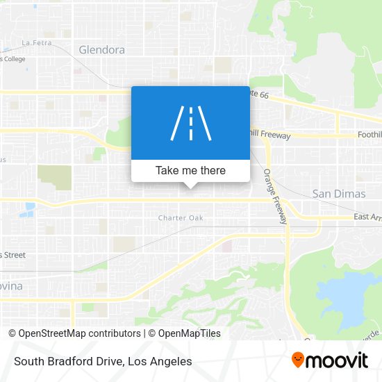 Mapa de South Bradford Drive