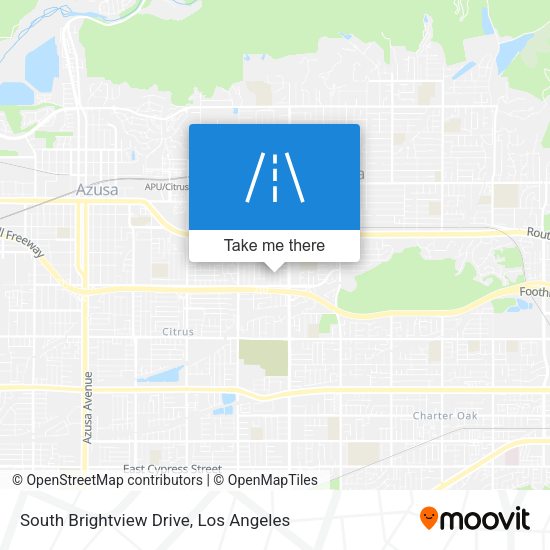 South Brightview Drive map