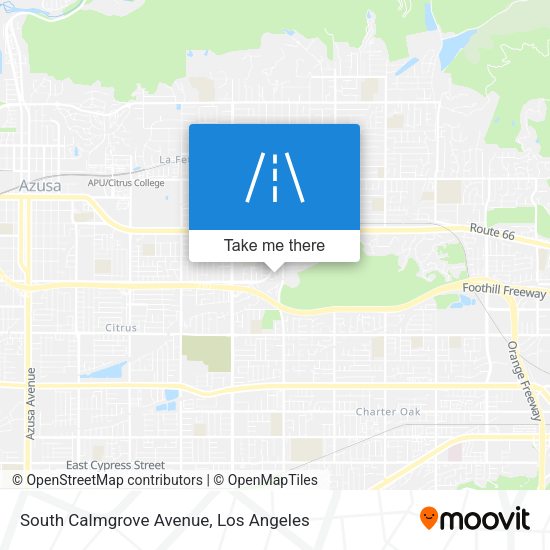 South Calmgrove Avenue map