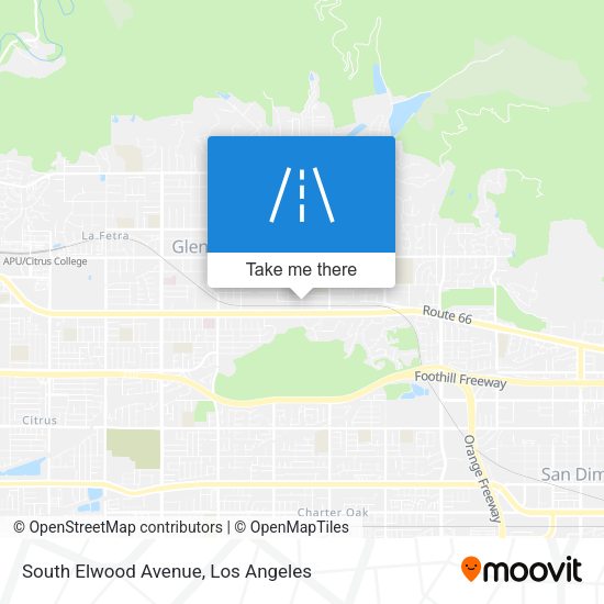 South Elwood Avenue map