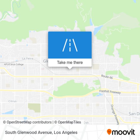 Mapa de South Glenwood Avenue