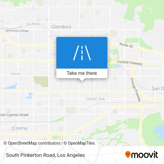 South Pinkerton Road map