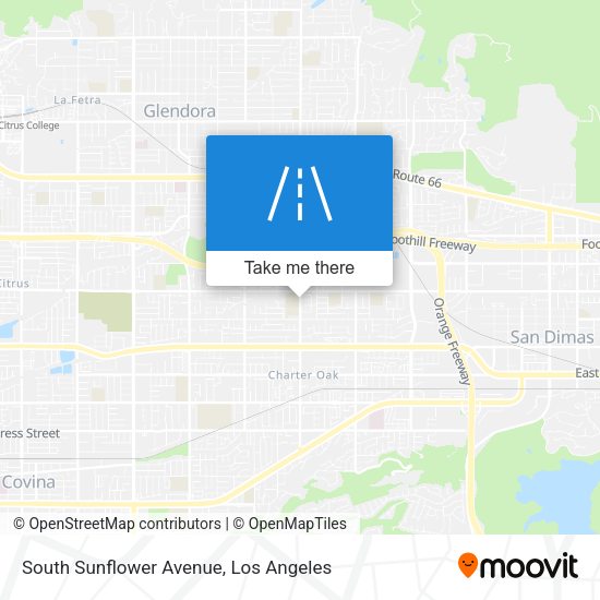 South Sunflower Avenue map