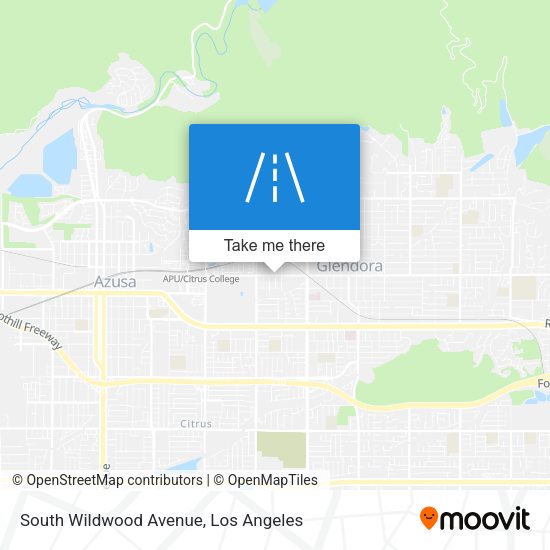Mapa de South Wildwood Avenue