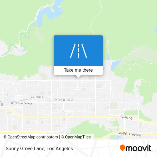 Sunny Grove Lane map