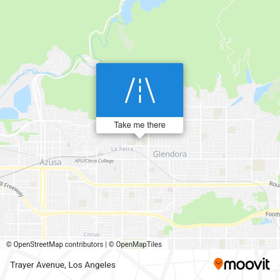 Trayer Avenue map